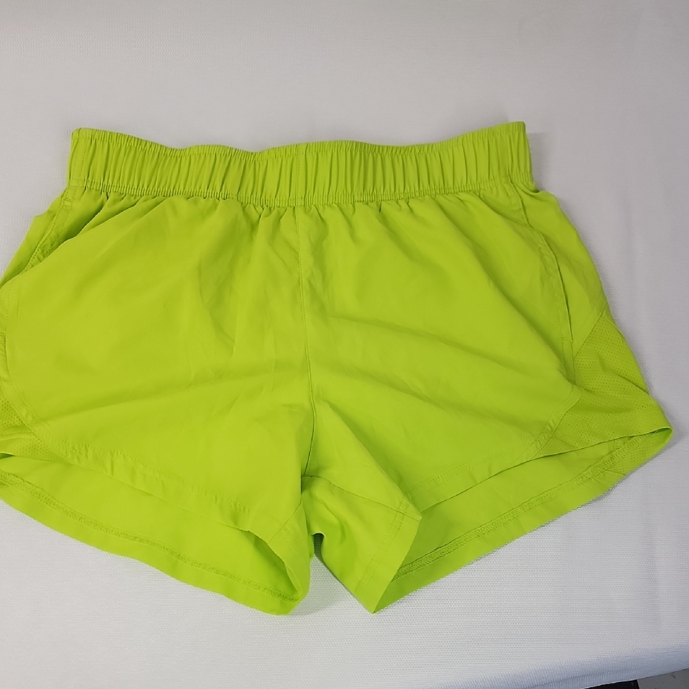 Athletic Works Women's Neon Green Athletic Shorts